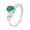 Silver Ring with Natural Agate 0.608ct, Item Weight 2.23 G (2213406)