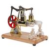 Stirling Engine Model Scientific Physical Model Golden Two Cylinder Balance Stirling Engine Model Educational Toy