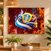 5D Diamond Painting Leeds United Football DIY Full Drill Diamond Art Kit Home Decoration
