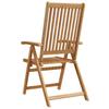 Garden Chairs 2 pcs. Foldable Solid Acacia Wood Brown