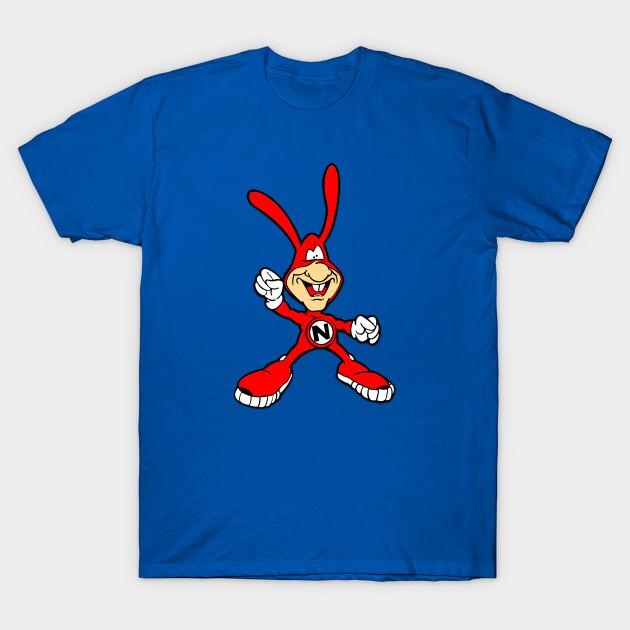 

Men Black Print T-shirt The Noid No-Cut Transfer Paper Print Cotton Tshirt 4XL королівський синій колір