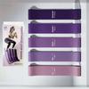 Maika Yoga Fitness Gradient Color Resistance Band for Buttocks Training and Stretching