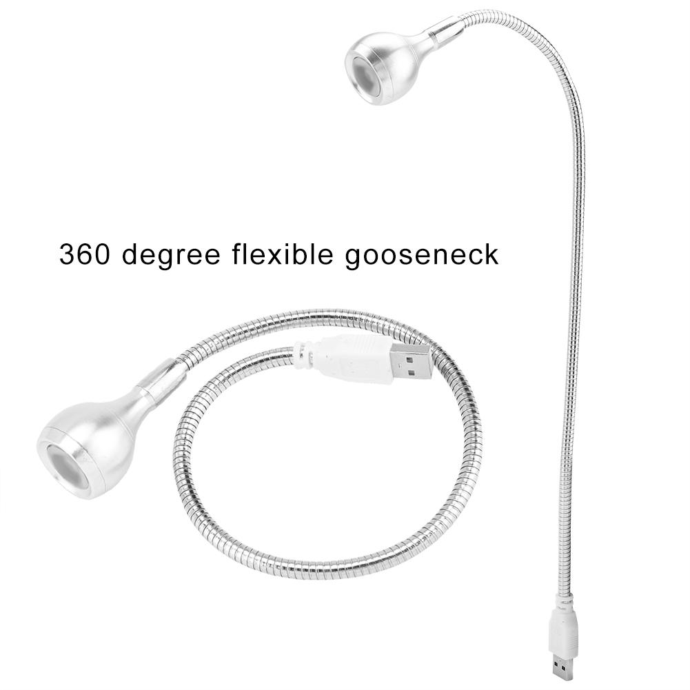 1W langer, flexibler Hals, tragbare USB-LED-Tischleuchte, Schreibtischlampe