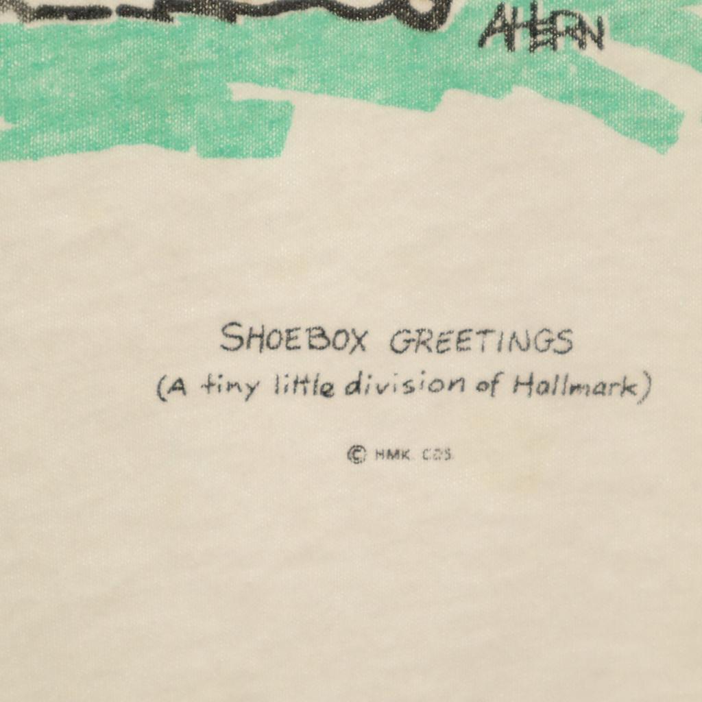 SHOEBOX GREETINGS 90s Made in USA Old Animal Illustrations Short sleeve T-shirt Men's Used