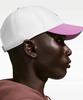 Nike Club Unstructured Futura Wash Cap - White:Light Magenta / Fb5368-103