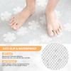 Non Slip Bathtub Stickers, 24 PCS Shower Stickers for Safety Bathroom Tubs, Bathtub Non Slip Stickers and Adhesive Decals Scraper for Bath Tub,