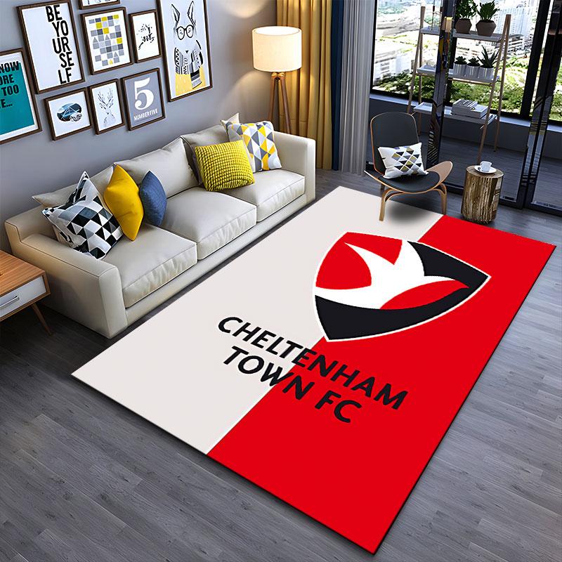 Cheltenham Town FC Logo Carpet Suitable As a Non-slip Mat for the Living Room or Bedroom Sofa