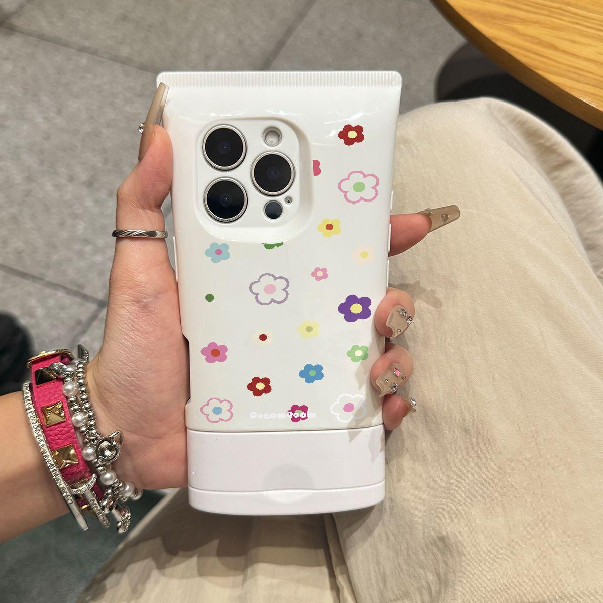 

Facial Cleanser Mobile Phone Case Four-Corner Airbag Mobile Phone Case for Apple 13 Mobile Phone Case Creative Fashion Three-dimensional Ins Style For iphone 16PROMAX