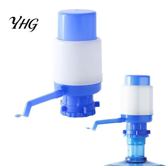 Water Dispenser for Threaded Nozzle Manual Pump 5 Gallon Jug, Hand Press Siphon Convenient Camping with Food-Grade Silicone Seal, Leak-Proof Drinking