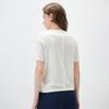 Komong Boca Silk Blend Heart Embroidered Knit T-Shirt