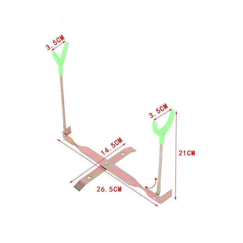 360° Adjustable Folding Multi-functional Ice Fishing Rod Rack Aluminum Alloy Ice Pole Holder Suitable For Outdoor Fishing 2026