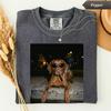 Maglietta Vizsla Cigar Comfort Colors®, Regalo Divertente per Papà di Cani, Maglietta per Proprietario di Vizsla, Regalo per Mamma di Vizsla, Maglietta Grafica per Amanti dei Cani, Maglietta Grafica Vintage