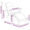 Vidaxl 3-Cz. Adirondack Garden Lounge Set, Acacia Wood