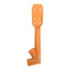 Gutter Cleaning Tool Plastic Roof Gutter Cleaner Scoop Attachment for Standard 3 4 Inch Threaded Poles Orange