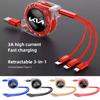 3 In 1 Micro USB Type C Charging Cable Multi Charger For GT-Line Sportage Ceed Rio Picanto Sorento Soul Cerato Venga Forte NH8