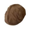 Suede Reverse Forward Cap Season Suede Warm Beret Ladies Vintage Big Head Cap