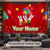 Wall Hanging Tapestry Custom NameSimon Super Rabbit Pattern Personalized Printed Fabric Wall Decor