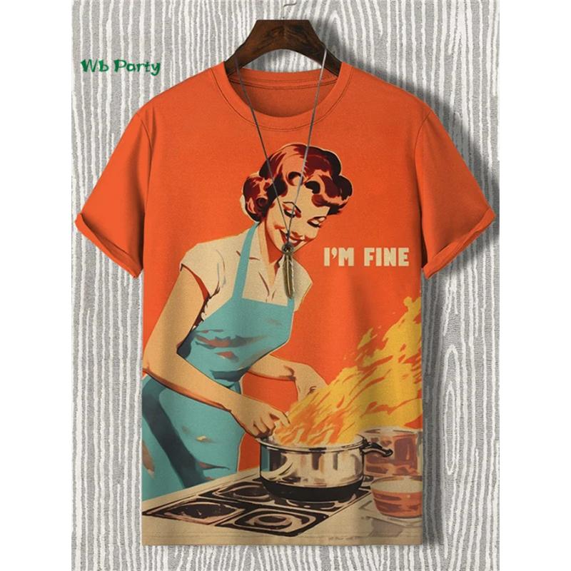 

Модная мужская футболка с 3D-принтом и коротким рукавом, футболка в стиле Харадзюку, летняя мужская повседневная одежда, футболка с забавным узором 5XL