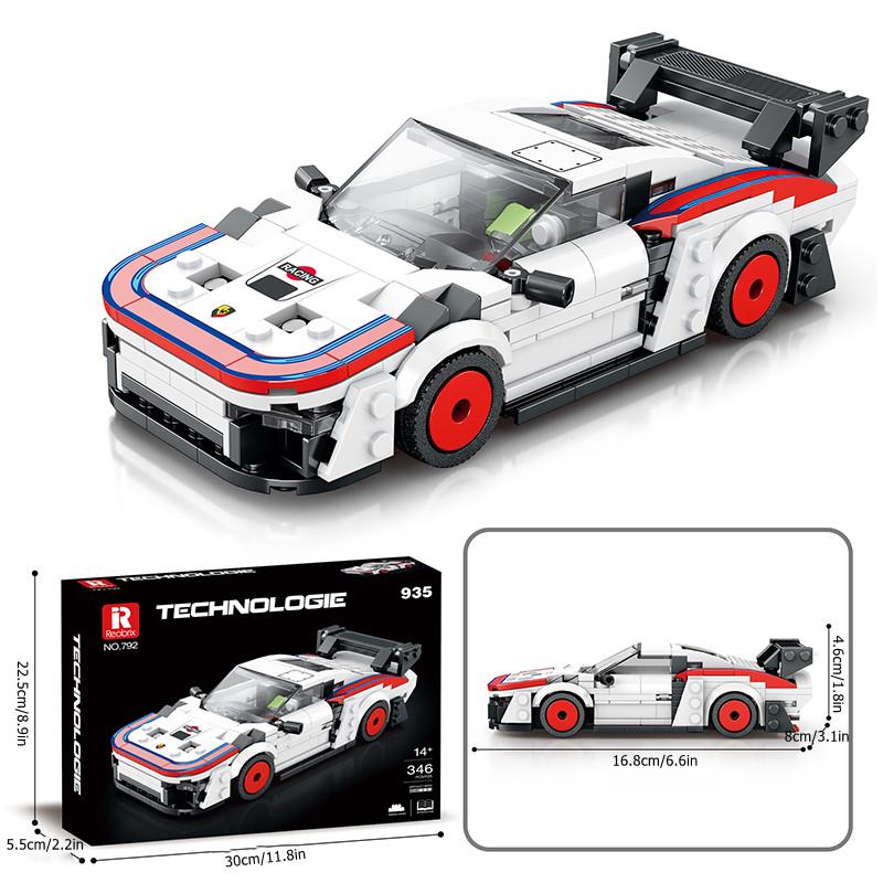 Non-Toxic City Technical Sports Car Building Blocks Famous Racing Vehicle Model Bricks Supercar Assembly Toys Kit For Children Gifts