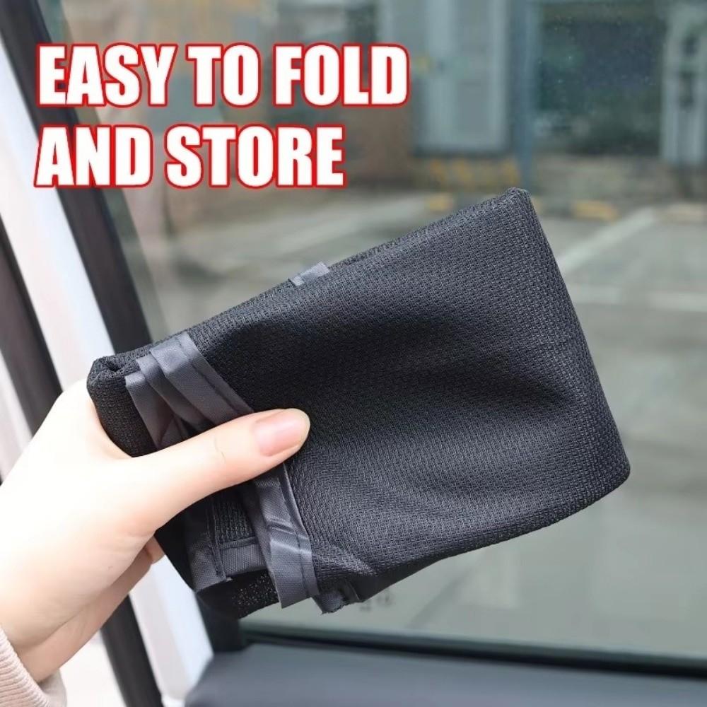 Pare-soleil de fenêtre à vue dégagée Rideaux pare-soleil de voiture pliables Accessoires automobiles avant arrière