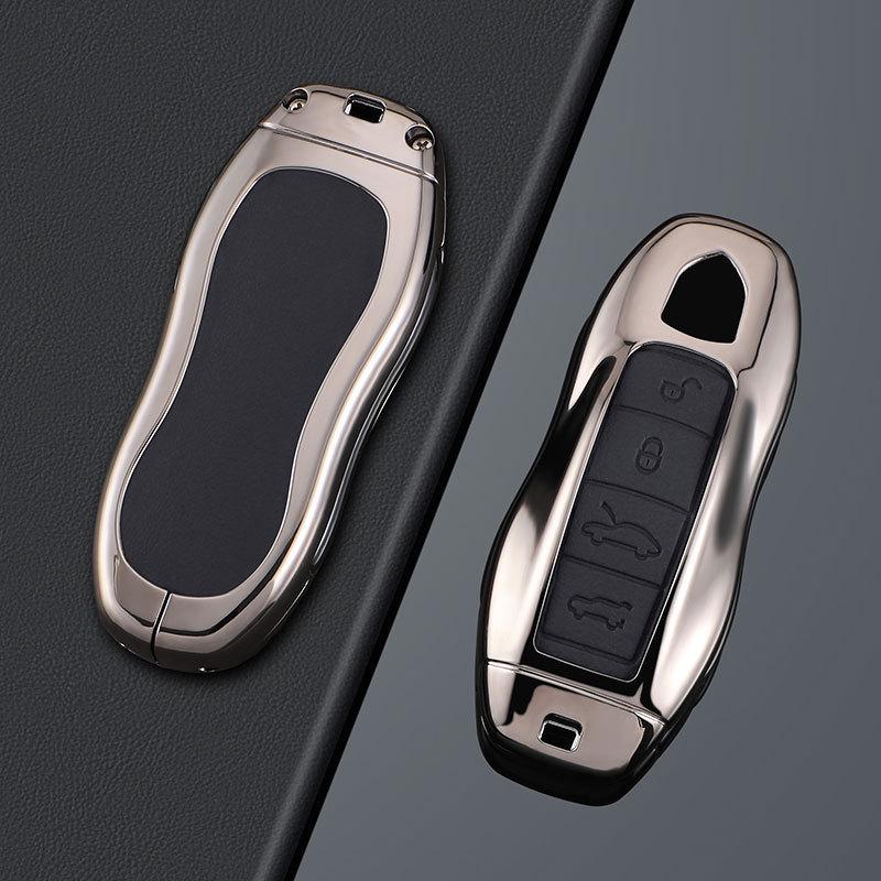 Совместимый корпус ключа для Porsche Cayenne, Macan, Panamera, 911, 718, Taycan OPP Bag