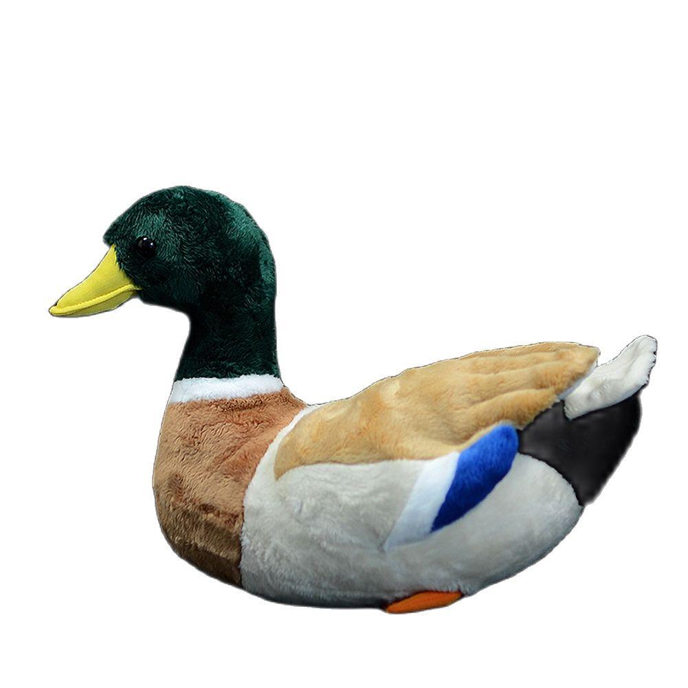 Cute Mallard Stuffed Plush Toys Soft Common Mallard Duck Realistic Animals Doll Simulation Anas Platyrhynchos Model Girl Gift