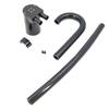 Black Aluminum Alloy Reservior Oil Catch Can Tank with Radiator Hose for BMW N54 335i 135i E90 E92 E82 2006-2010