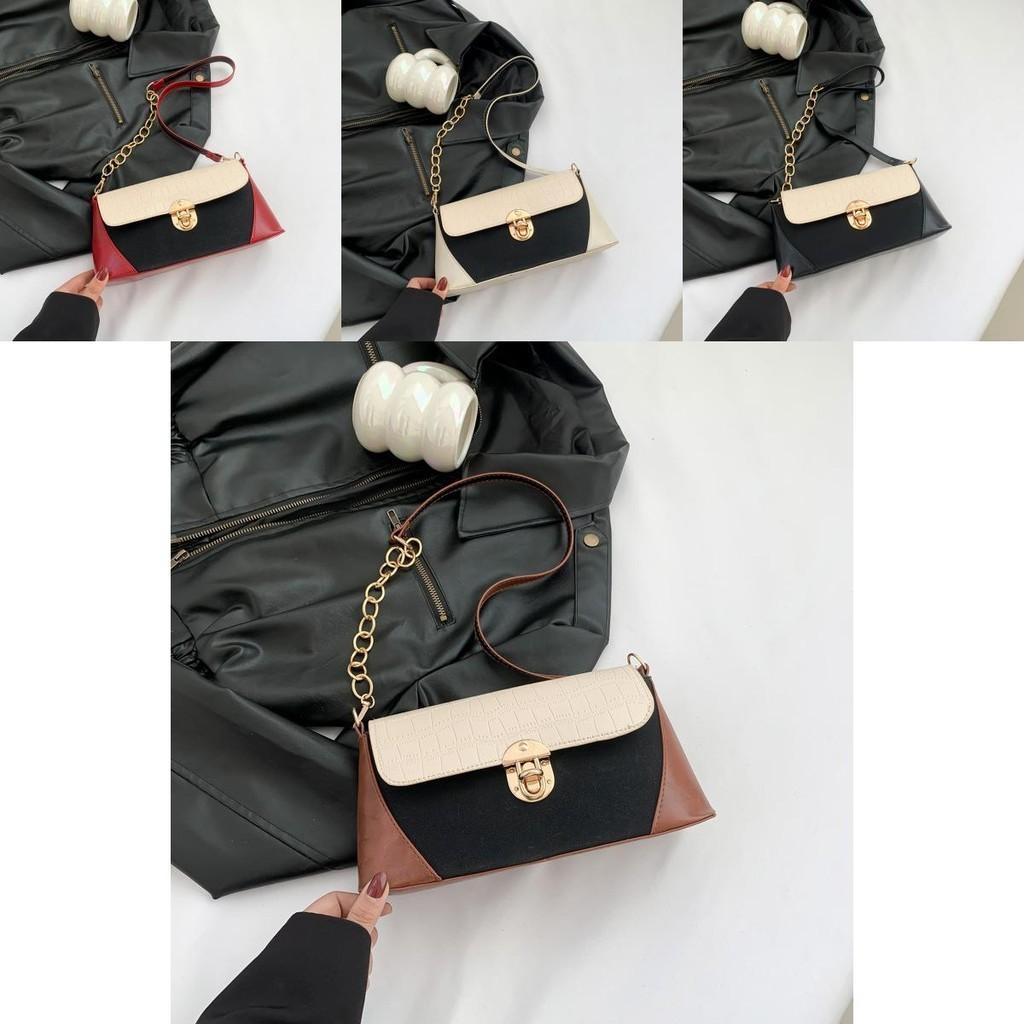 Chic Retro Shoulder Bag Fashionable Large Capacity Crossbody Small Square Bag 2024 Spring