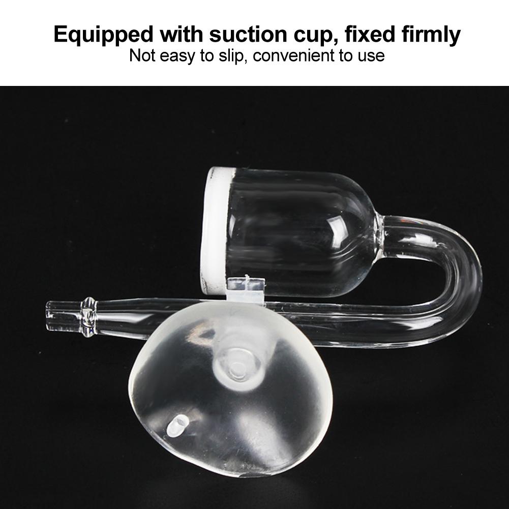 High Transparent Glass Aquarium Carbon Dioxide Refiner Fish Tank CO2 Dissolver Diffuser Atomizer