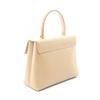 Used Salvatore Ferragamo Gancini Handbag leather Beige Used Women