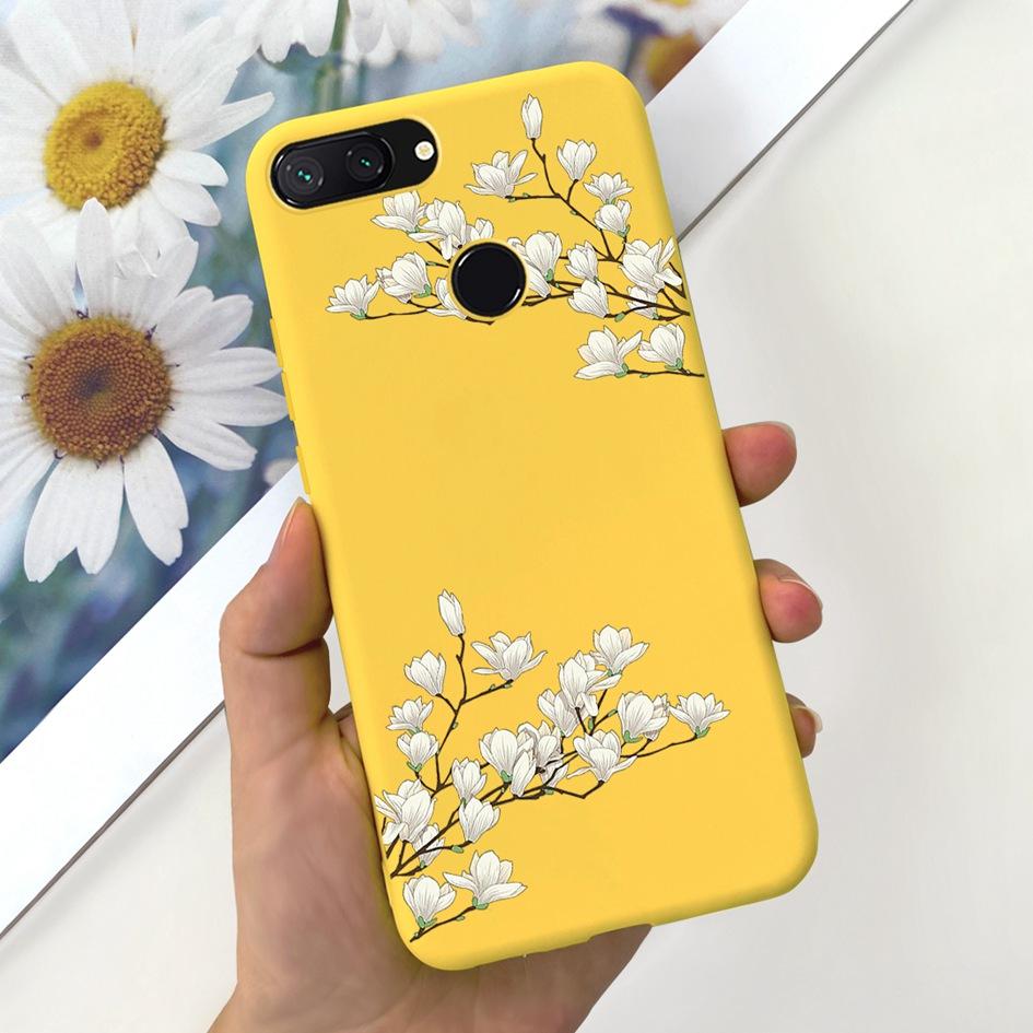 Für Xiaomi Mi 8 Lite Hülle 6,26" Mode Landschaft Mädchen Bumper Weiche Silikon Handyhülle Für Xiomi Mi 8 Lite Funda Mi8Lite Tasche