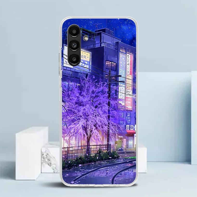 Anime Aesthetic Scenery Cover for Samsung Galaxy A17 A37 A57 A16 A26 A36 A56 A15 A14 A55 Phone Case A13 A53 A25 A35 A24 A34 A23