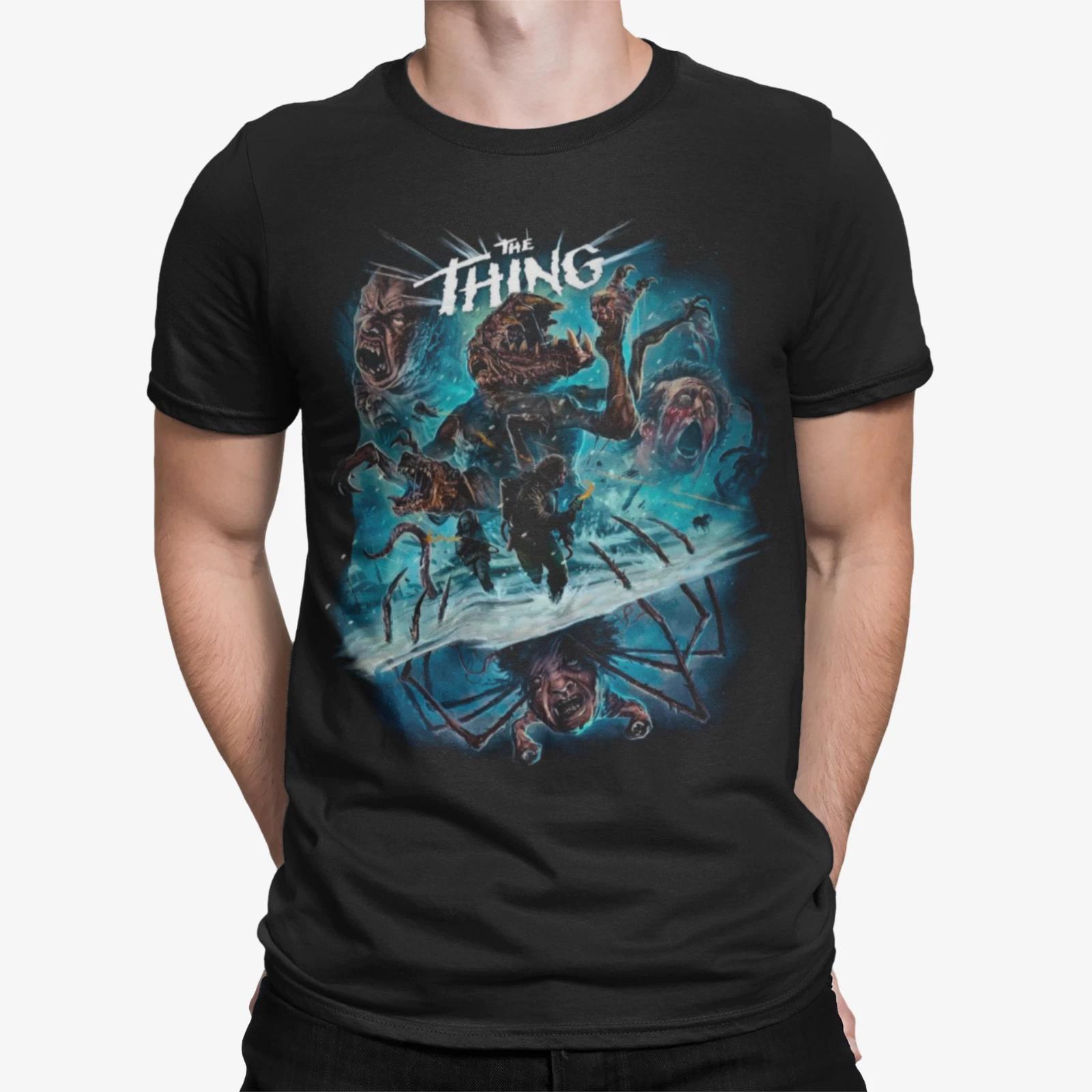 

the thing zombie evil dead film funny movie mens birthday horror t shirt M
