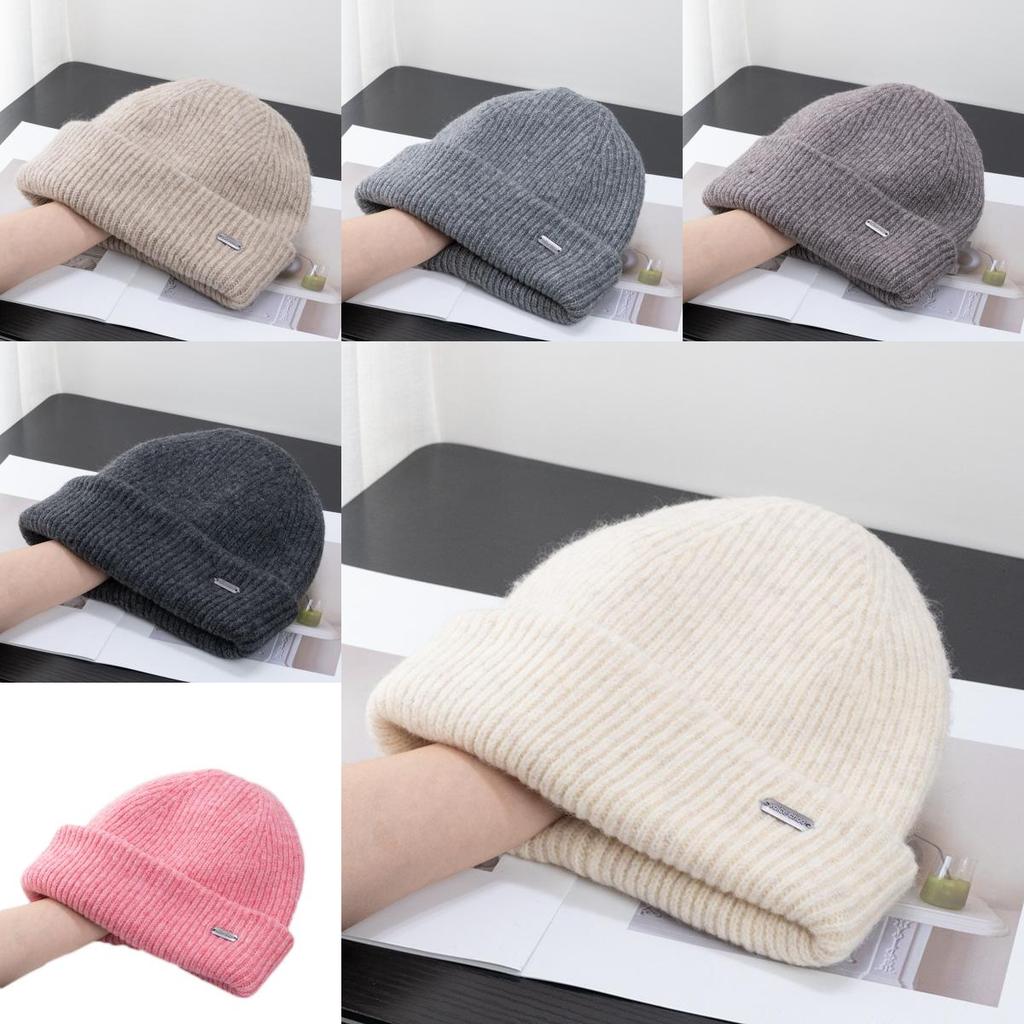 Wool Knit Hat For Women Autumn Winter Breathable Warm Ear Protection Fashion Casual Stylish Ol