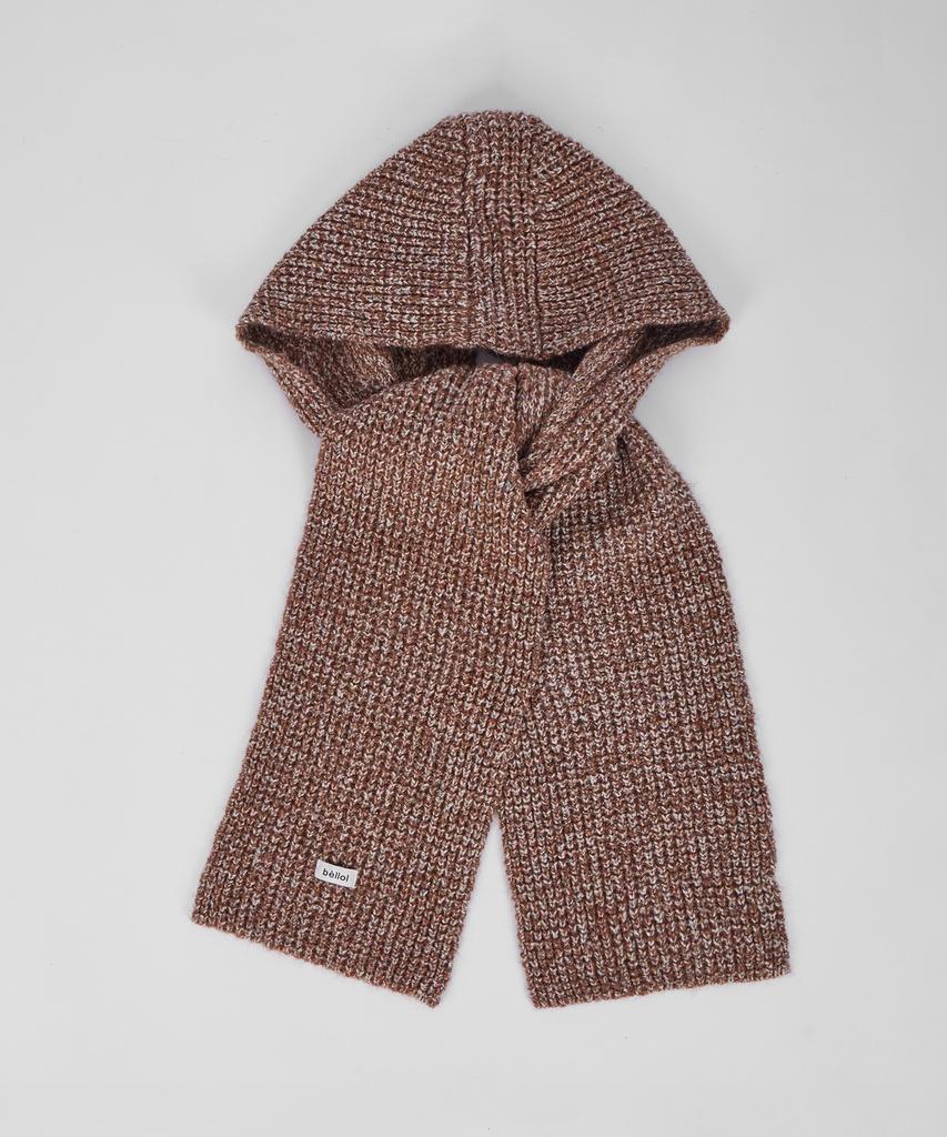 BELLOL Hazzi Bocashi Scarf Balaclava Brown