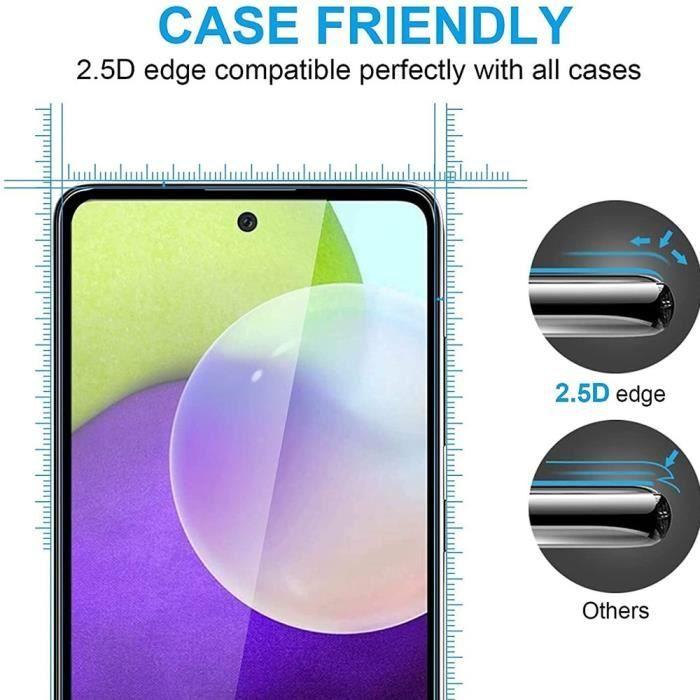 Verre trempé - PROSHOP - pour Samsung A52 5G - Anti rayure - Pack de 2 - Protection sûre écran