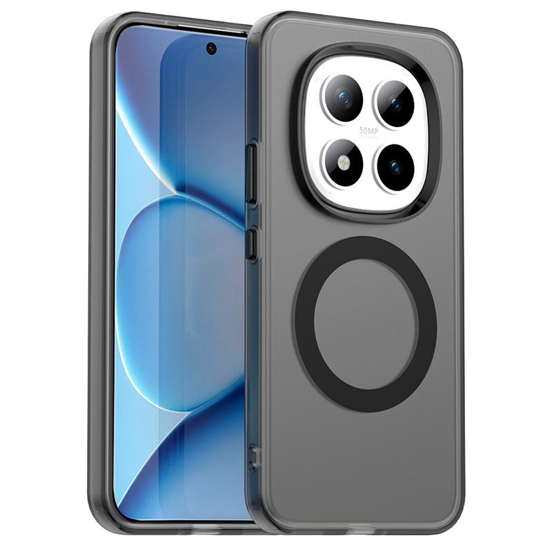 Magnetic Wireless Charging Case For Xiaomi Redmi Note 15 Pro 5G Pro+ Plus Fusion Cover Candy Colors Transparent Shell Fundas