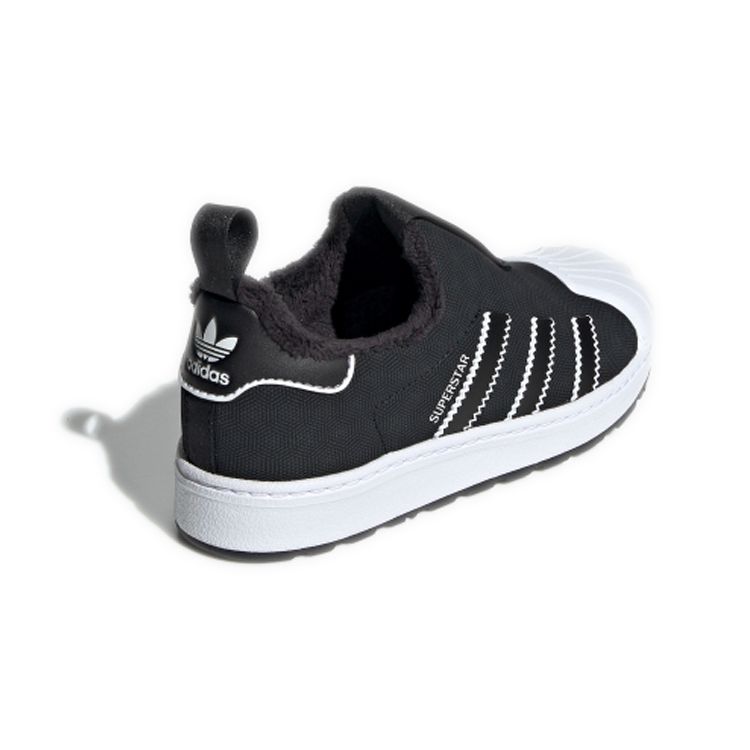 Adidas Originals Superstar 360 Wtr Low-Top Sneakers Kids Sneakers Bright-Black White EG3362