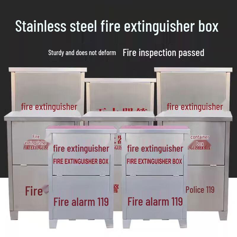 Stainless Steel Commercial Fire Extinguisher Cabinet