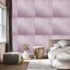Light gray and purple glitter wallpaper for living room and bedroom 50x1000