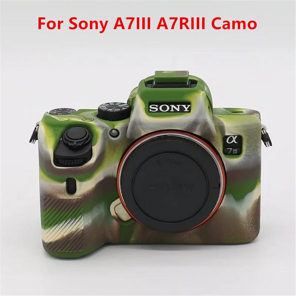 Soft Silicone Armor Camera Body Case For Sony A7R5 A7R4 A7M4 A7R3 A7R2 A7S2 A72 ZVE10 ZV1F ZV1F M2 Protective Rubber Cover