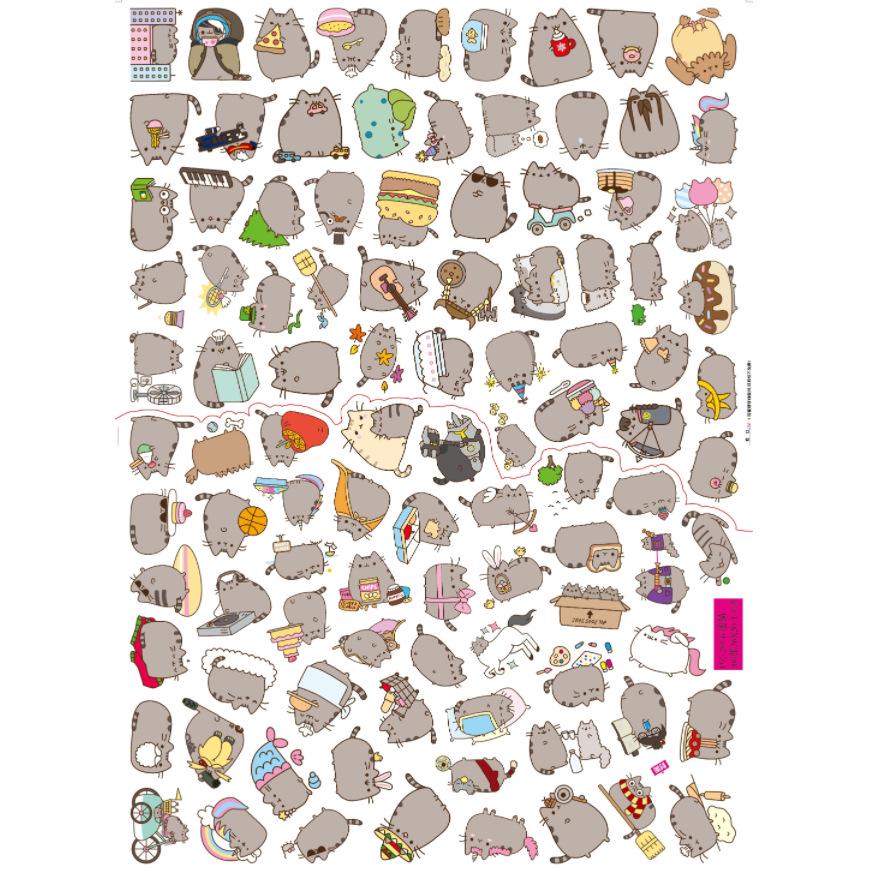 Pusheen Cute Cat Stickers: 55-Pack for Journals, Water Bottles, and Computers - Waterproof & Decorative