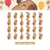 Capybara Decoration Birthday Party Favors Tableware Set Cup Plate Balloons Gift Bags Happy Banner Cake Topper Supplies for Girls