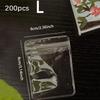 50pcs, Anti-oxidation Jewelry Bags, Clear Jewelry Zipper Bags, Small Jewelry Organizer, Ring Earring Storage Bags,