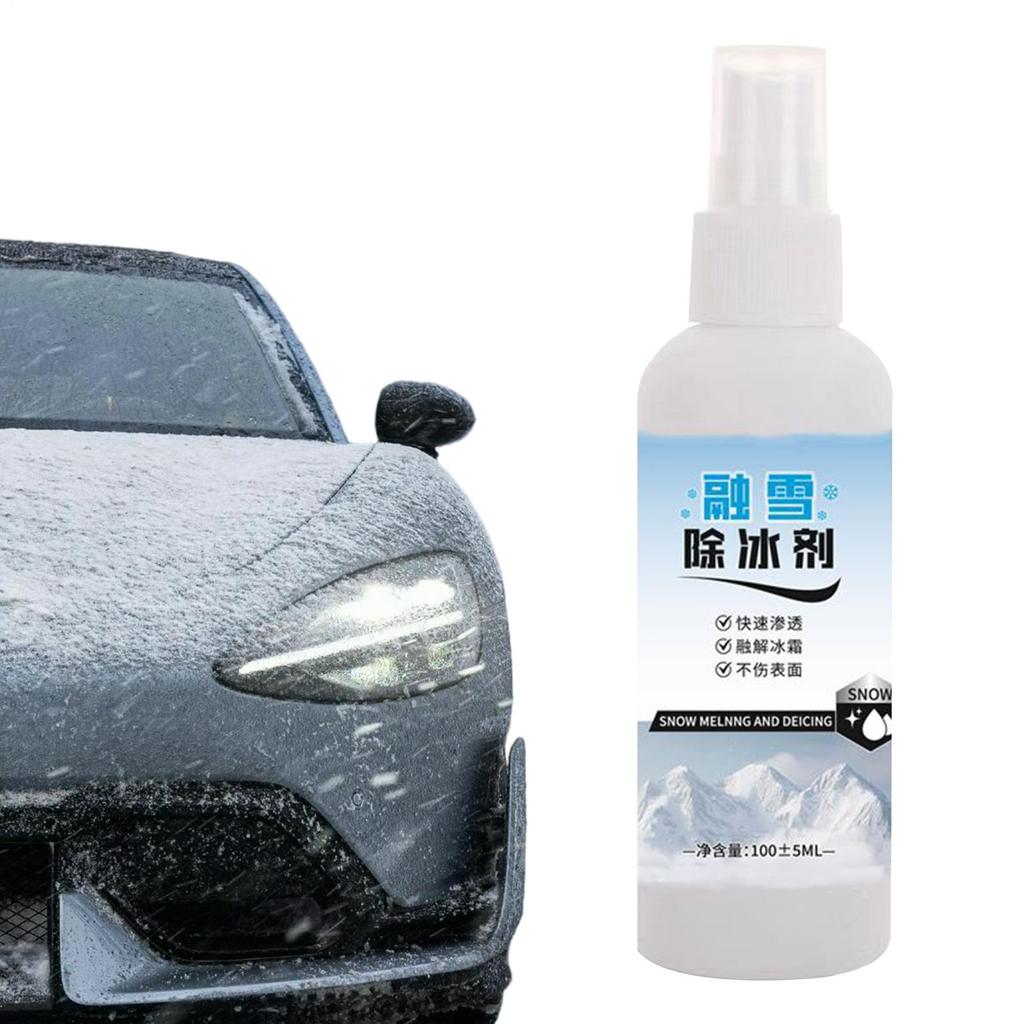Window Deicer Spray Snow Melting Spray Snow Removal Liquid For Morning Commutes Before Trips Roadside Assistance Winter