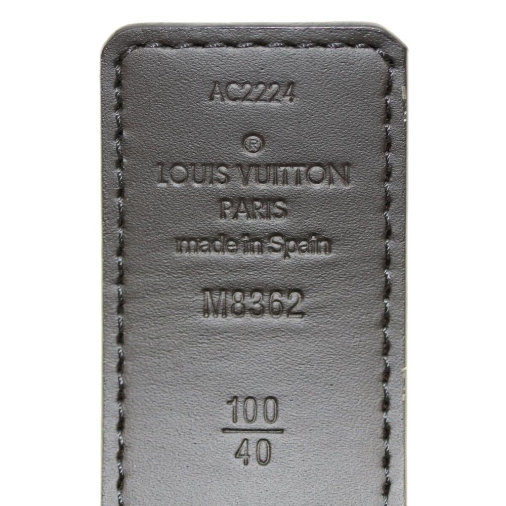 LOUIS VUITTON 24 years M8362 SVHardware LV Initial 35MM Reversible Belt belt BrownUsed