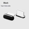 Metal Type C Anti Lost Dust Plugs Lightweight Dustproof Port Covers for Android Phones Laptops Tablets Students Gifts