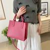 Stylish Pu Tote Bag For Women Large Capacity Shoulder Crossbody Bag Summer Fashion