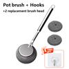 Stainless Steel Pot Brush Kitchen Special Pot Washing Steel Wool Ball Brush Long Handle Dish Cleaning Brush Pot Brush Magic Tool