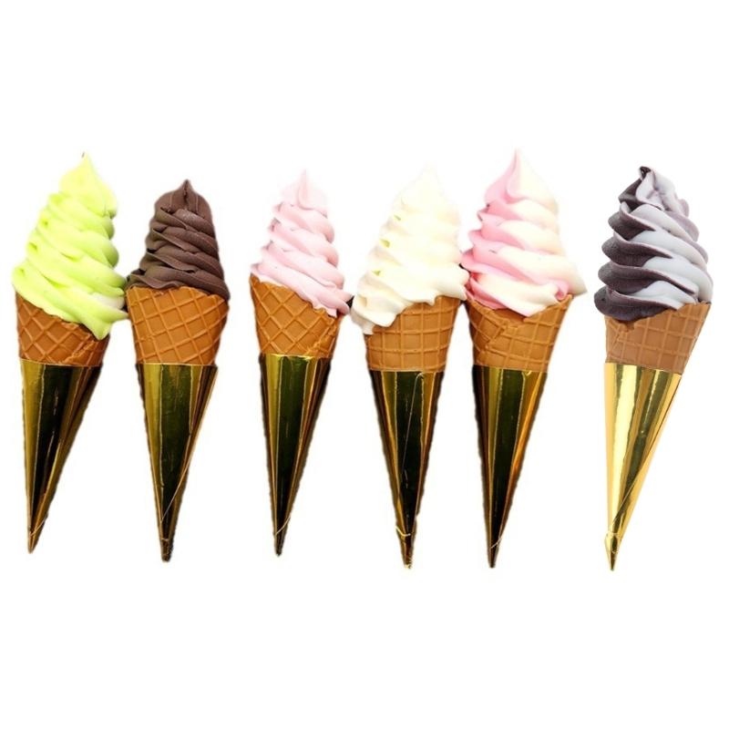 Artificial Ice Cream Model for Photography Props, Fake Ice Cream Model , Plastic Ice Cream Model for Shop Display